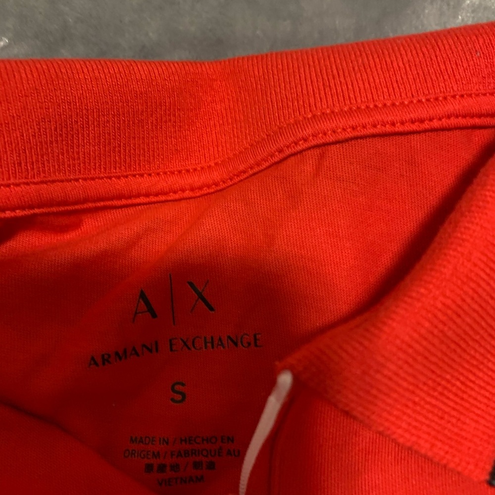 Red & black polo
